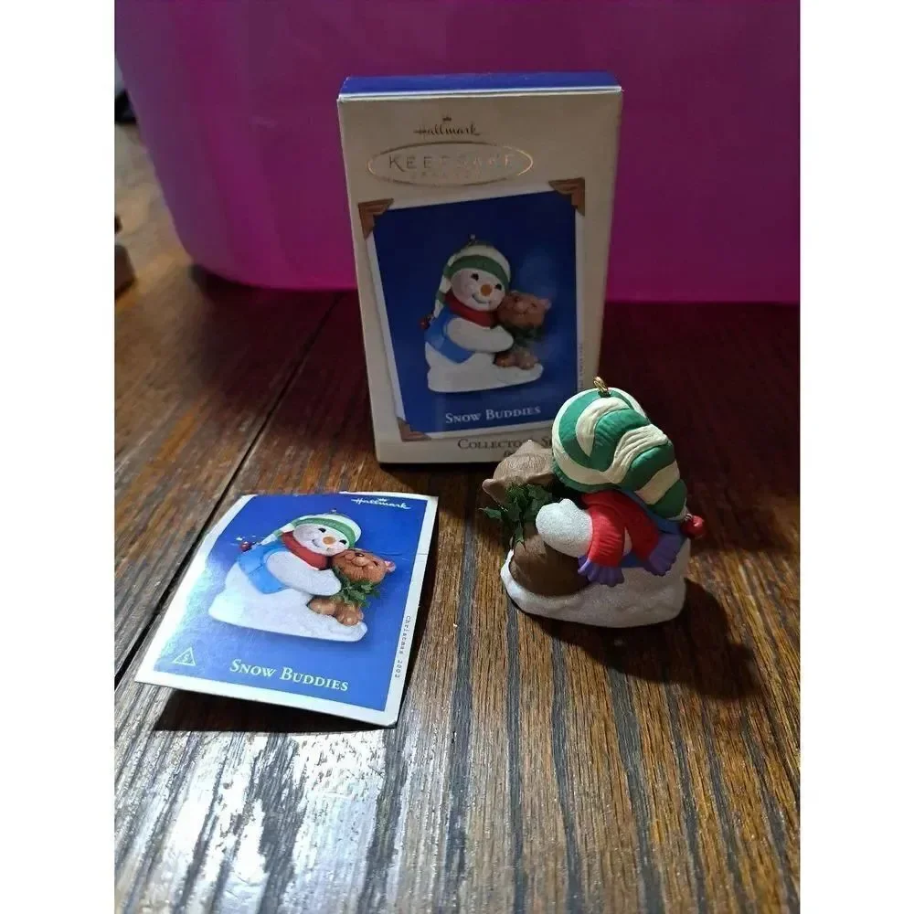 Vintage 2002 Hallmark Keepsake Snow Buddies #5 Christmas Holiday Tree Ornament